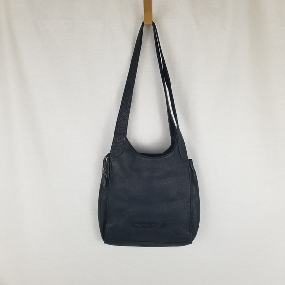 Fossil black shoulder purse genuine leather  #75082 - Picture 2 of 15